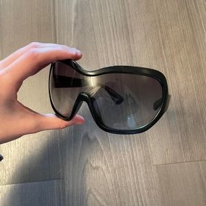 SOLD Extremely rare Prada oversized shield sunglasses